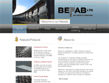 Tablet Screenshot of befab.com